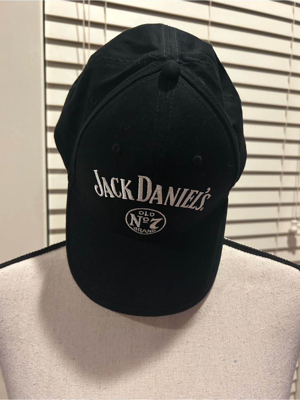 Jack Daniel's Old Grand 7 Baseball Hat Black Adjustable One Size NWOT